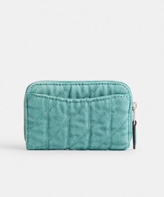 ☆デニム【COACH】エッセンシャル カード ケース・キルティング